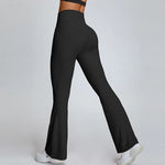 Load image into Gallery viewer, Seamless High Waist Contoured Flare Leggings For Training