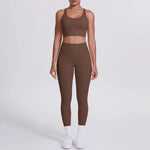 Load image into Gallery viewer, Ultra Luxe Contour Yoga Wear 2 Piece Leggings Nylon