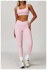Load image into Gallery viewer, Premium Performance Knit Yoga Set With Contoured Leggings