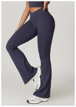 Load image into Gallery viewer, Seamless Flared Bell Bottoms Yoga Leggings High Waist