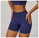 Load image into Gallery viewer, Premium Breathable High Waist Contoured Scrunch Shorts Nylon