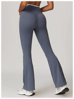 Load image into Gallery viewer, Luxurious High Waist Contoured Bell Bottom Leggings