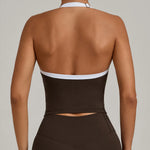 Load image into Gallery viewer, Crossback Contour Seamless Lounge Bra Top Performance