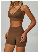 Load image into Gallery viewer, Breathable Shockproof Sports Bra With Adjustable Straps