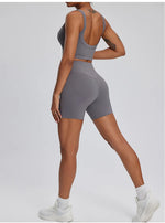 Load image into Gallery viewer, Contour Stretch Athleisure Bell Bottoms Set Nylon Spandex