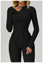 Load image into Gallery viewer, Seamless Contour Yoga Tracksuit Set Performance Wear