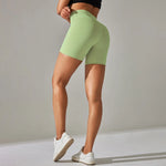 Load image into Gallery viewer, Luxurious High Waist Breathable Yoga Shorts Contour
