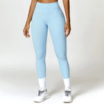 Load image into Gallery viewer, Luxurious High-Waist Contour Seamless Leggings Scrunch