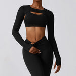 Load image into Gallery viewer, Nude Seamless Contour Knit Longline Performance Top