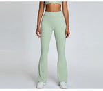 Load image into Gallery viewer, Seamless High Waist Contoured Flare Leggings For Training