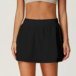 Load image into Gallery viewer, High Waist Contoured Breathable Yoga Short Skirt