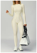 Load image into Gallery viewer, Seamless Contour Yoga Tracksuit Set Performance Wear