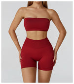 Load image into Gallery viewer, Seamless Contour Yoga Bra Open Back For Athleisure Wear