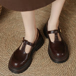 Load image into Gallery viewer, Women's Mary Jane Shoes Buckle Strap Round Toe Chunky Sole