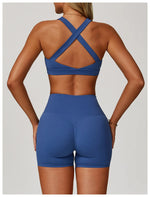 Load image into Gallery viewer, High Waist Yoga Shorts Contour Moisture Wicking Breathable