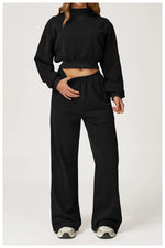 Load image into Gallery viewer, Luxurious 2 Piece Hooded Sweat Shirt Set Winter Wear Cotton