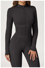 Load image into Gallery viewer, Premium Seamless Sculpted One Piece Yoga Tracksuit
