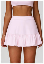 Load image into Gallery viewer, High Waist Tennis Skirt With Breathable Pockets Nylon