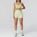 Load image into Gallery viewer, 2 Piece Ultra Contour Seamless Yoga Set Performance Weave