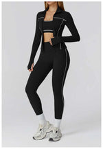 Load image into Gallery viewer, Contour Performance High Waist Athleisure Set Seamless