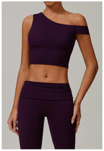 Load image into Gallery viewer, Breathable One Shoulder Sculpted Performance Contour Bra