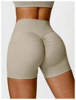 Load image into Gallery viewer, Luxurious Breathable High Waist Contour Yoga Shorts Nylon