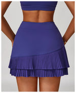 Load image into Gallery viewer, Elite Contoured Waist Pleated Tennis Skirt With Pockets