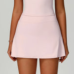 Load image into Gallery viewer, Contoured Performance Yoga Shorts Skirt Set Nylon Fabric