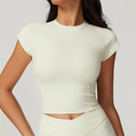 Load image into Gallery viewer, Breathable Seamless Studio Tee Nylon Knit For Running