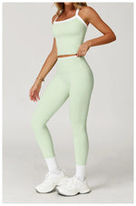 Load image into Gallery viewer, Luxurious Contour Seamless 2 Piece Athleisure Set Nylon