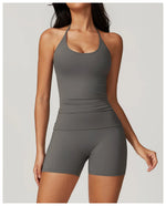 Load image into Gallery viewer, Ultra Light Weight Hanging Neck Sports Bra Breathable