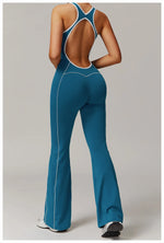 Load image into Gallery viewer, Sculpted Seamless Performance Jumpsuit With Front Zip