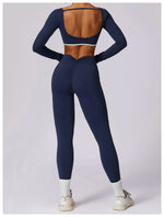 Load image into Gallery viewer, Luxurious Backless Yoga Top Breathable Contour Performance