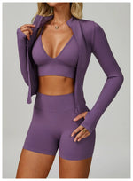Load image into Gallery viewer, Two Piece Contour Seamless Performance Yoga Ensemble