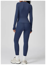 Load image into Gallery viewer, Luxurious Contour 2 Piece Yoga Athleisure Set Nylon