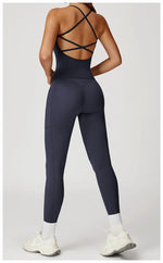 Load image into Gallery viewer, Two Piece Contoured Seamless Performance Athletic Set Nylon