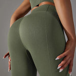 Load image into Gallery viewer, Ribbed Scrunch Contour Seamless High Waist Leggings