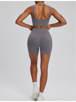 Load image into Gallery viewer, Contour Stretch Athleisure Bell Bottoms Set Nylon Spandex