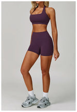 Load image into Gallery viewer, Seamless Contour 2 Piece Breathable Active Wear Set Nylon
