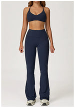 Load image into Gallery viewer, Soft Stretch Contour Two Piece Yoga Silhouette Leggings