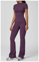 Load image into Gallery viewer, 2 Piece Seamless Yoga Set Performance Leggings Luxe