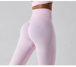 Load image into Gallery viewer, Seamless High Waist Leggings Moisture Wicking Contour