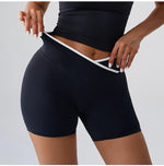 Load image into Gallery viewer, High Rise Contour Performance Shorts With Cross Wise Waist