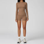 Load image into Gallery viewer, Luxurious Contour 2 Piece Yoga Athleisure Set Nylon