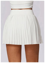 Load image into Gallery viewer, Pocketed High Waist Tennis Skirt Performance Wear Nylon