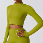 Load image into Gallery viewer, Luxurious Contoured Yoga Jacket With Nylon Zip Front