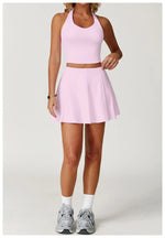 Load image into Gallery viewer, Luxurious Contouring Seamless Halter Set Performance