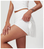 Load image into Gallery viewer, High Waist Contour Skirt Short Culotte Breathable Nylon