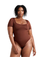 Load image into Gallery viewer, Snatch Them CocoaPlums! | Square Neck Thong Bodysuit