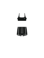 Load image into Gallery viewer, Ella + Mira Block Yoga Bra and Shorts Matching Set